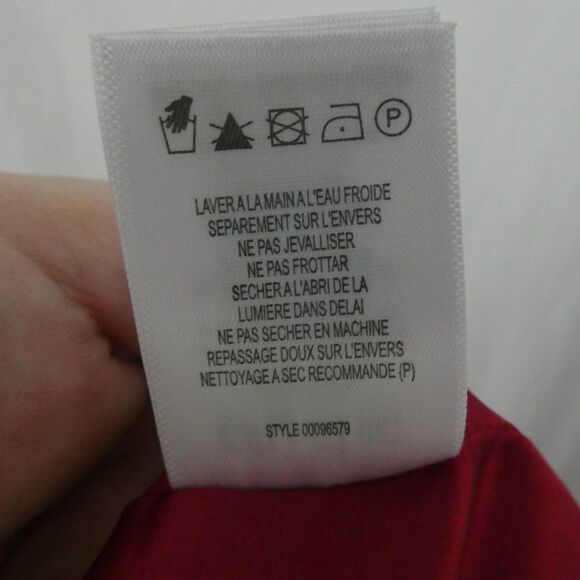 City Chic Strapless Lace Inset Fit & Flare Dress Satin Pockets Red Plus Size - Picture 10 of 12